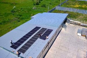 Запустили сетевую солнечную электростанцию для собственного склада